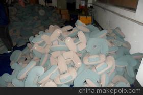 【充氣單個包植絨子母枕 U形植絨充氣子母枕 優質環保PVC植絨材質】價格,廠家,圖片,其他材質工藝品,博羅縣宏德力塑膠制品-