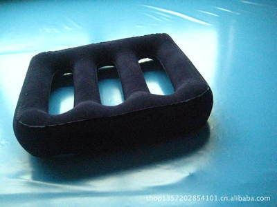 供應PVC充氣H形植絨枕 | 6P環保無毒，批發零售各種充氣枕圖片大全